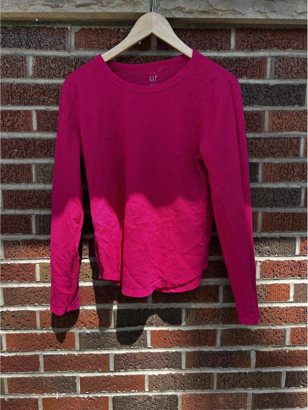 Gap Fuchsia Pink Long Sleeve Tee Shirt